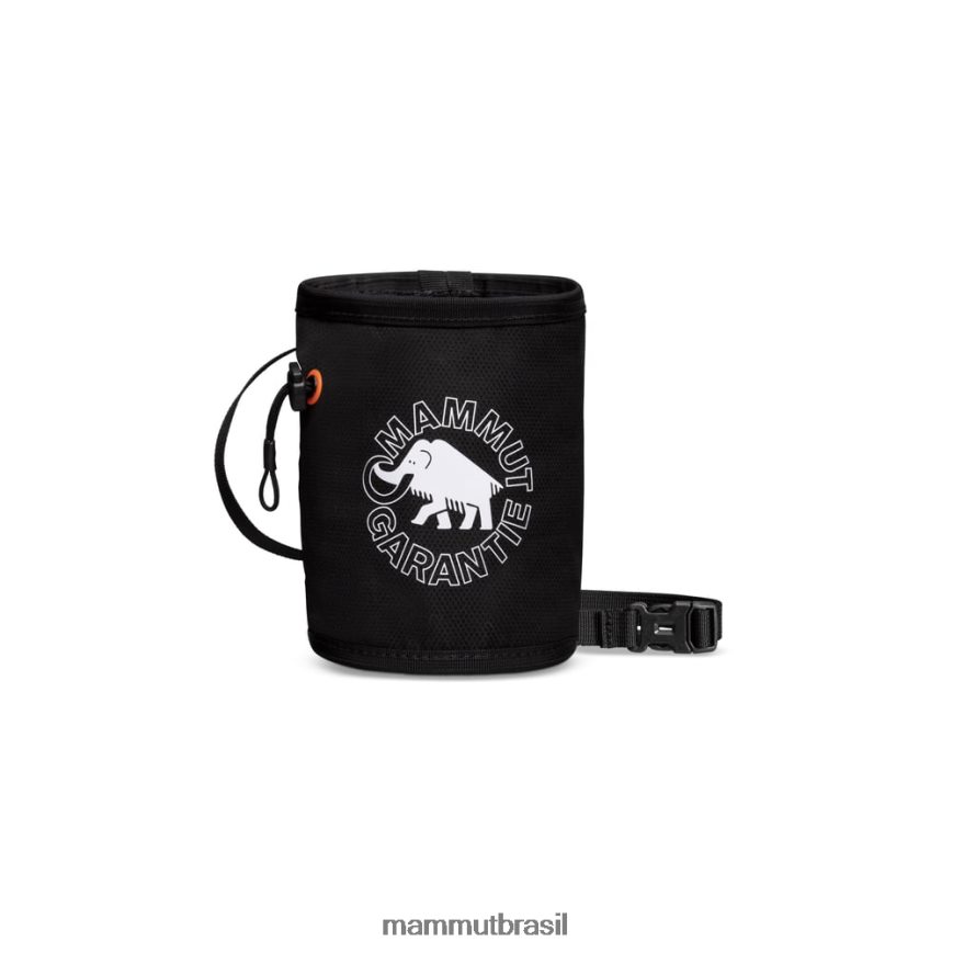 bolsa de giz estampada para academia unissex TZF08F1443 Mammut equipamento preto