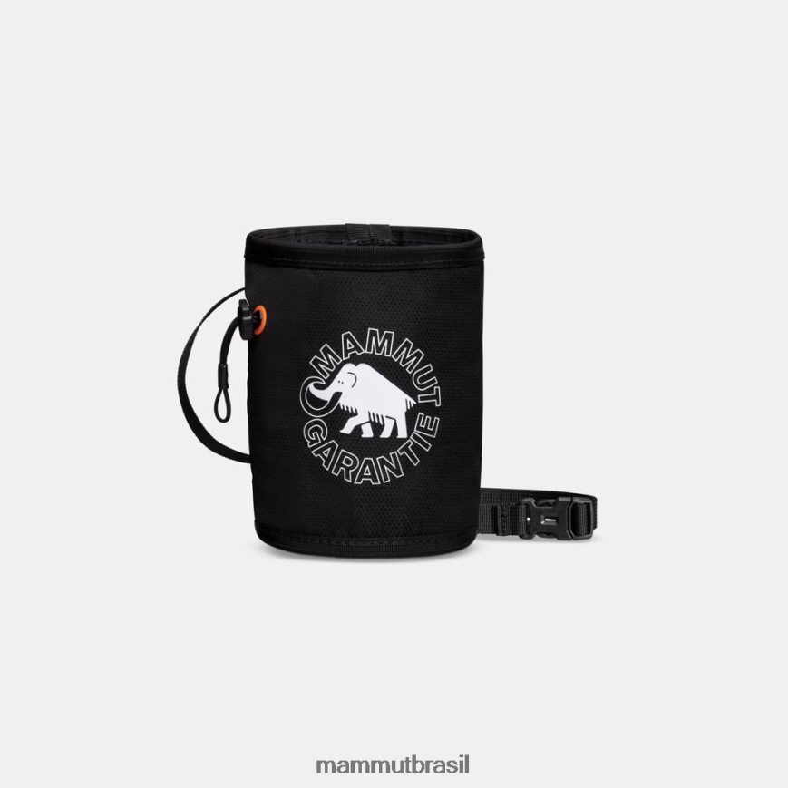 bolsa de giz estampada para academia unissex TZF08F1443 Mammut equipamento preto