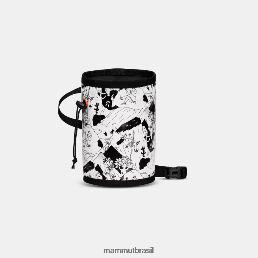 bolsa de giz estampada para academia unissex TZF08F1445 Mammut equipamento cena de escalada ao op