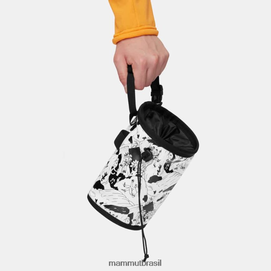 bolsa de giz estampada para academia unissex TZF08F1445 Mammut equipamento cena de escalada ao op