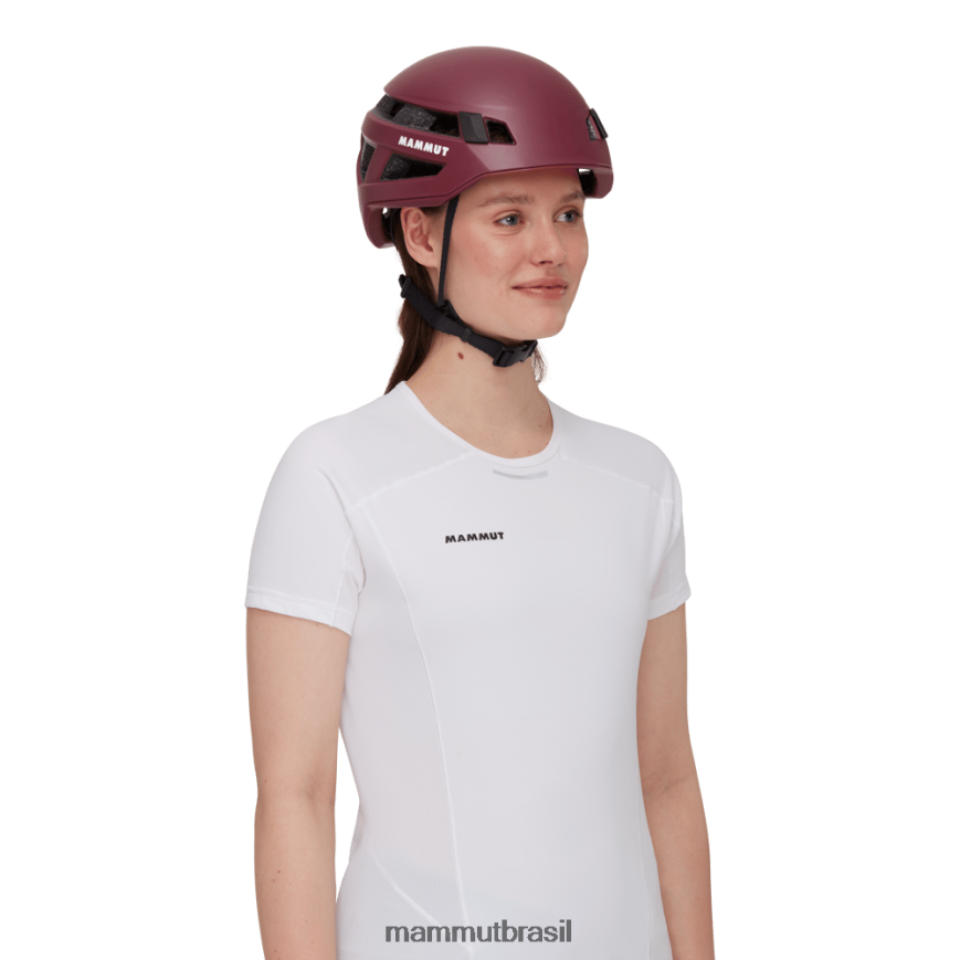 capacete remetente de penhasco unissex TZF08F504 Mammut equipamento sangue vermelho