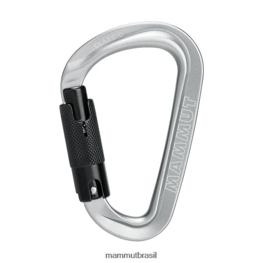 clássico hms twistlock mais mosquetão unissex TZF08F557 Mammut equipamento cinza claro