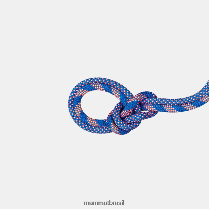 corda clássica 9.5 crag unissex TZF08F1312 Mammut equipamento azul e branco caribenho