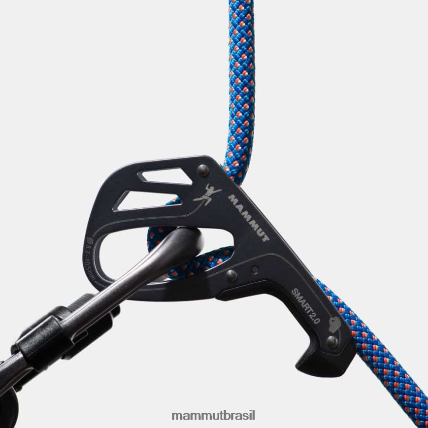 corda clássica 9.5 crag unissex TZF08F1312 Mammut equipamento azul e branco caribenho