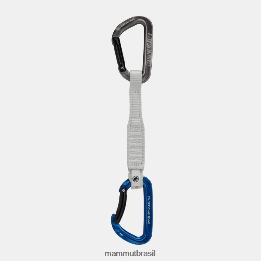 fechadura de cavalo de trabalho 17 cm quickdraw unissex TZF08F444 Mammut equipamento cinza azulado