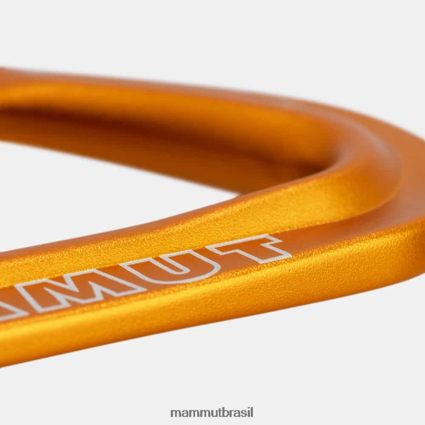 fio remetente 17 cm quickdraw unissex TZF08F607 Mammut equipamento ouro cinza claro