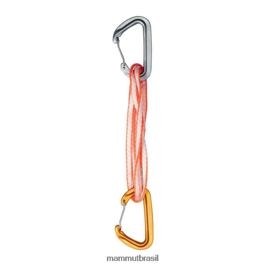 fio remetente 60 cm quickdraw unissex TZF08F605 Mammut equipamento ouro cinza claro