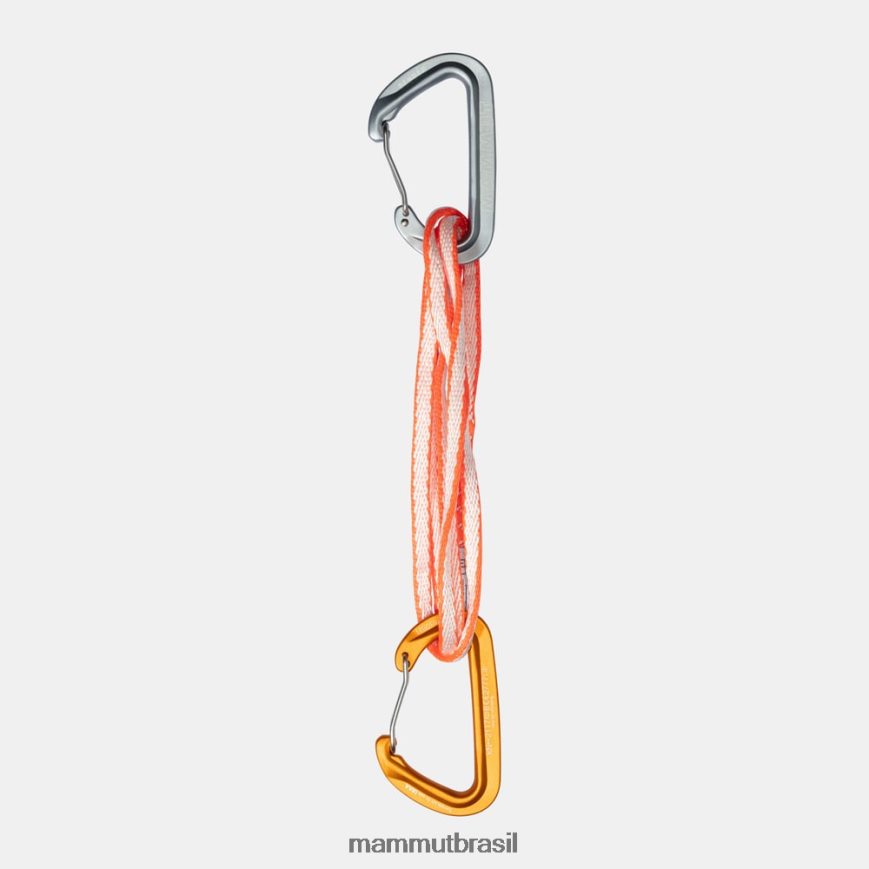 fio remetente 60 cm quickdraw unissex TZF08F605 Mammut equipamento ouro cinza claro