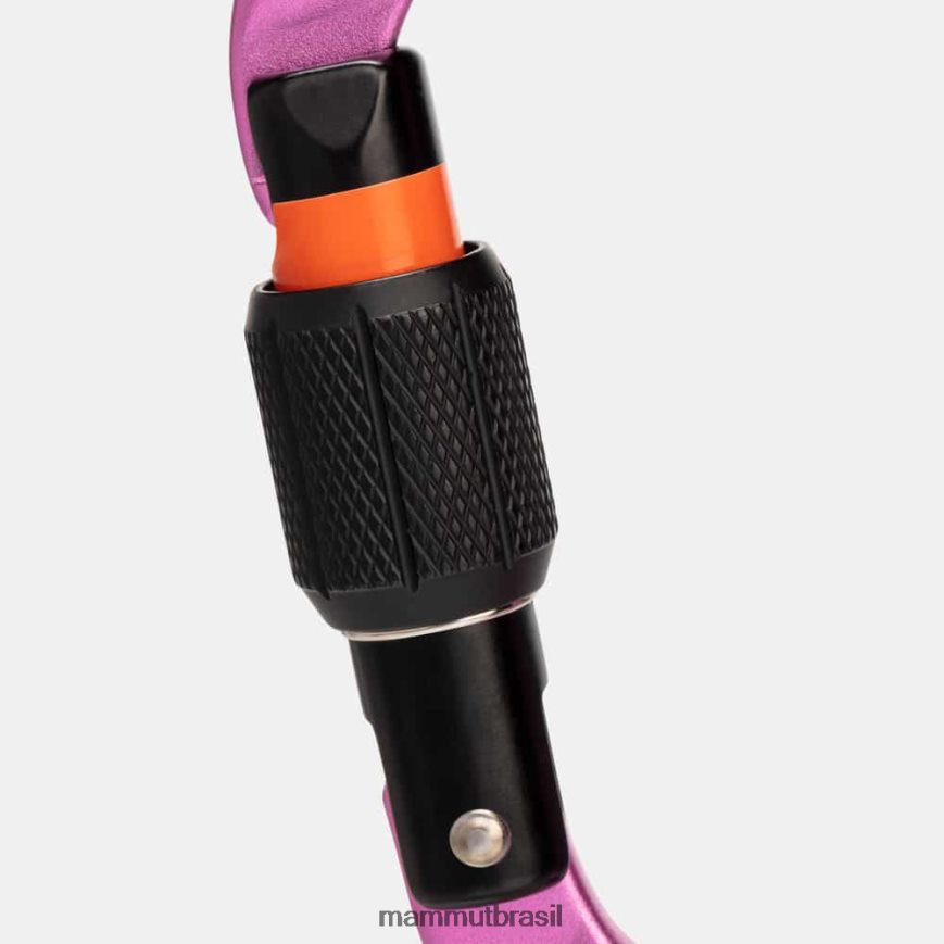 mosquetão clássico hms screwgate unissex TZF08F1319 Mammut equipamento rosa