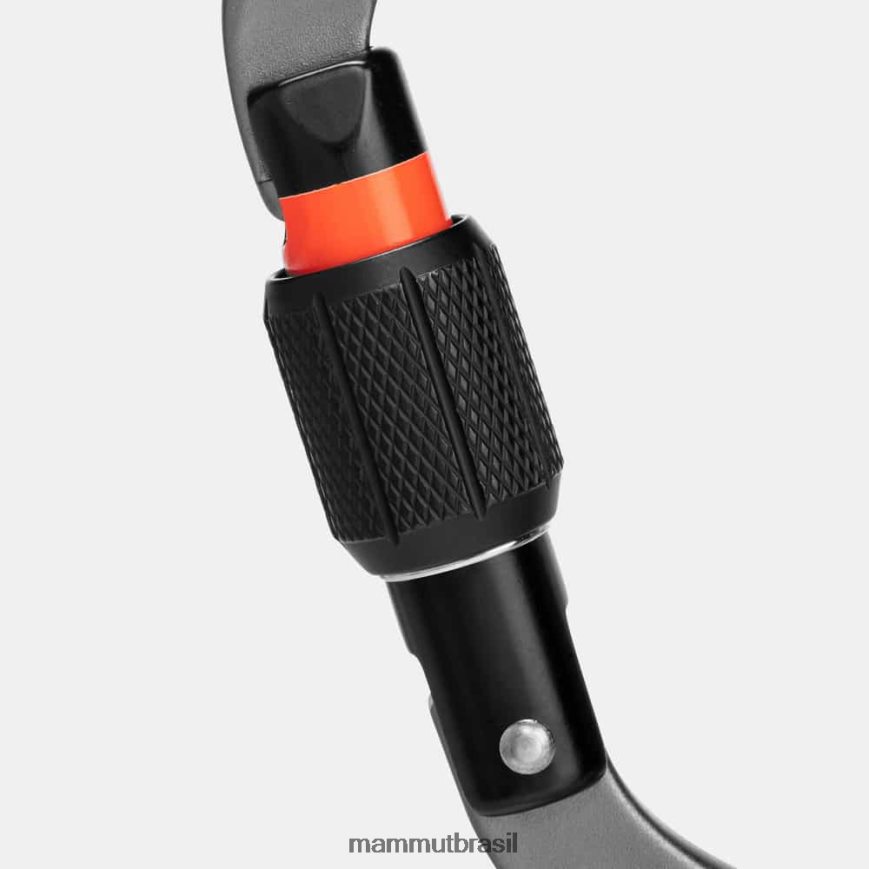 mosquetão de rosca hms workhorse unissex TZF08F462 Mammut equipamento cinza