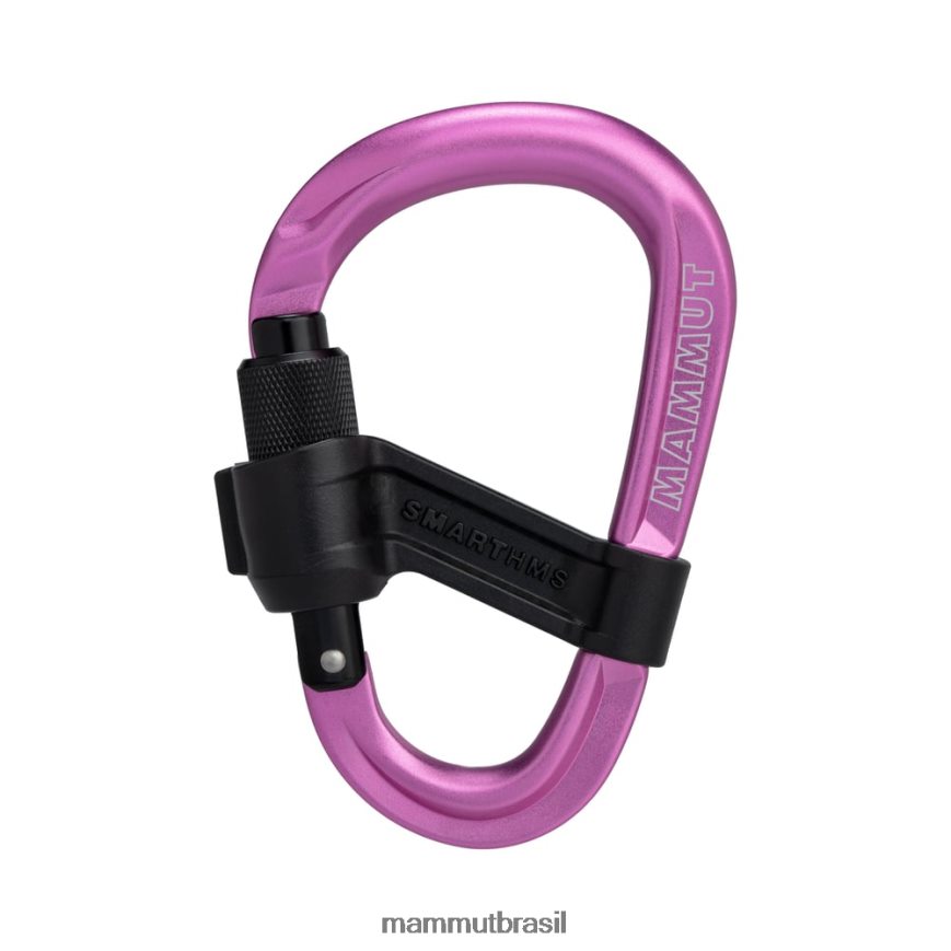 mosquetão de rosca inteligente hms 2.0 unissex TZF08F1378 Mammut equipamento rosa