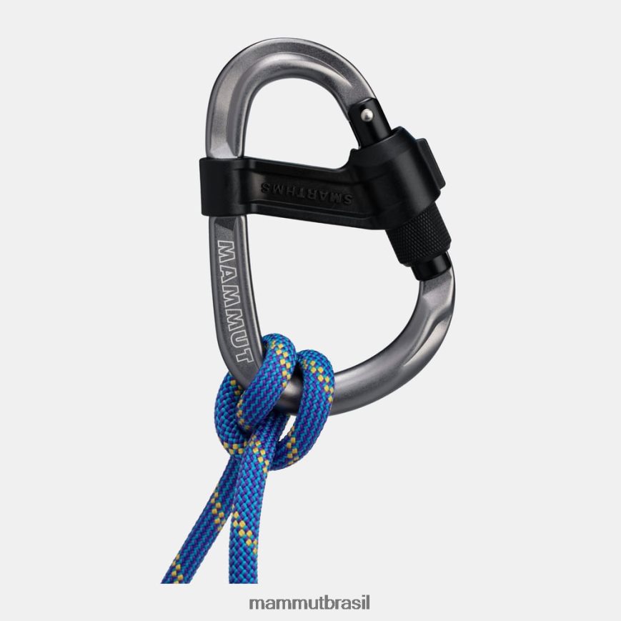 mosquetão de rosca inteligente hms 2.0 unissex TZF08F460 Mammut equipamento cinza