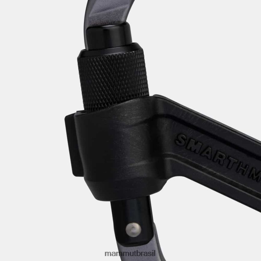 mosquetão de rosca inteligente hms 2.0 unissex TZF08F460 Mammut equipamento cinza