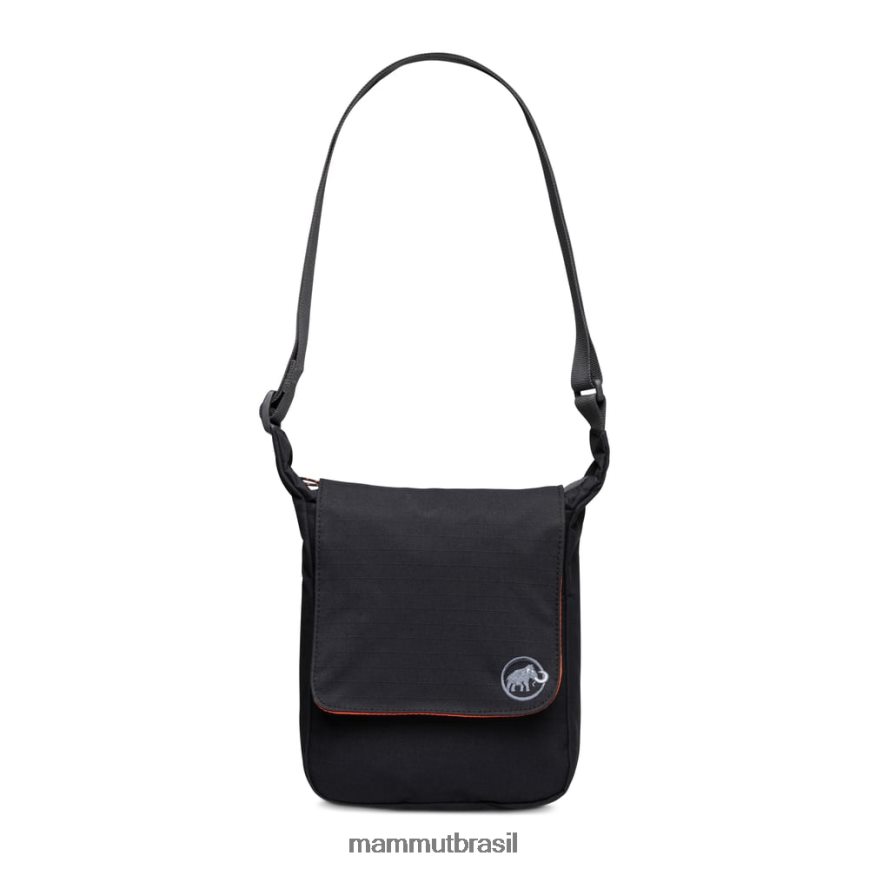 bolsa de ombro quadrada unissex TZF08F624 Mammut equipamento preto