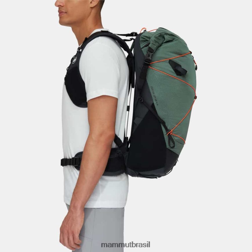 coluna ducana 28-35 unissex TZF08F1398 Mammut equipamento jade-preto escuro