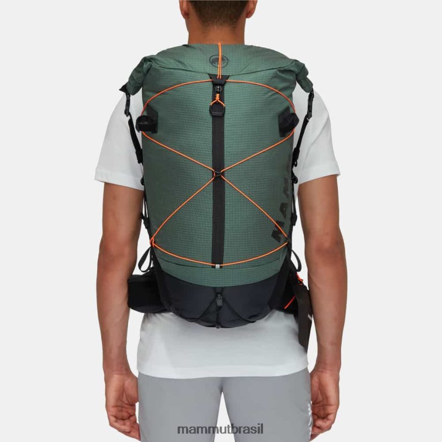 coluna ducana 28-35 unissex TZF08F1398 Mammut equipamento jade-preto escuro