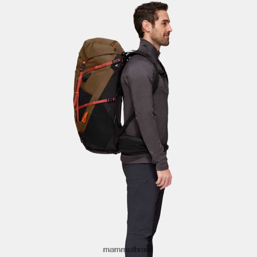 coluna ducana 55 unissex TZF08F450 Mammut equipamento areia preta escura