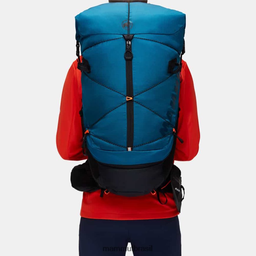 espinha ducana 50-60 unissex TZF08F487 Mammut equipamento preto-safira