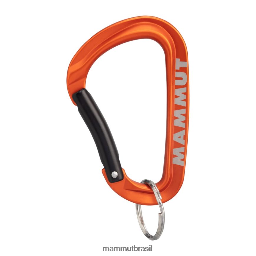 mini mosquetão workhorse keylock l unissex TZF08F1365 Mammut equipamento laranja
