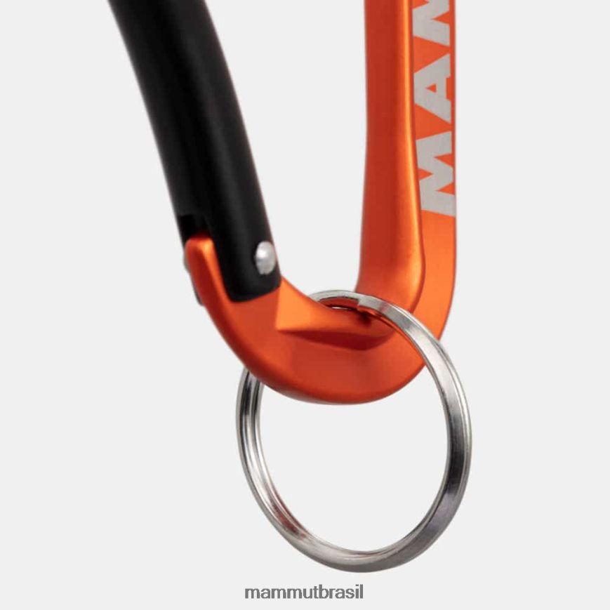 mini mosquetão workhorse keylock l unissex TZF08F1365 Mammut equipamento laranja