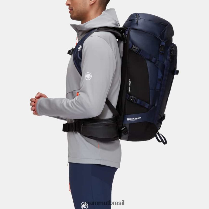 tríon espinha 35 unissex TZF08F571 Mammut equipamento marinho-preto